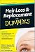 Hair Loss and Replacement For Dummies width=