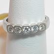 14K White Gold Diamond Band