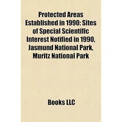 Protected areas established in 1990: Jasmund National Park, M�ritz National Park, Gregory National Park, Western Pomerania Lagoon Area National Park, ... National Park, White Mountains National Park