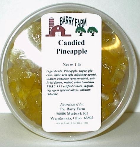 Candied Pineapple Wedges, 1 lb. by Barry Farm