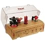 Freud 98-317 5 Piece French Door Router Bit Set - Divided Lite - Roundover Profile 98-307 + 98-327 - 1/2 inch Shank