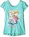 Disney Girls' Big Girls' Frozen Happy Sisters Crochet T-Shirt