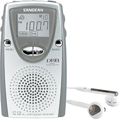 Sangean America DT-210 DT-210 AM/FM Digital Tuning Pocket Radio