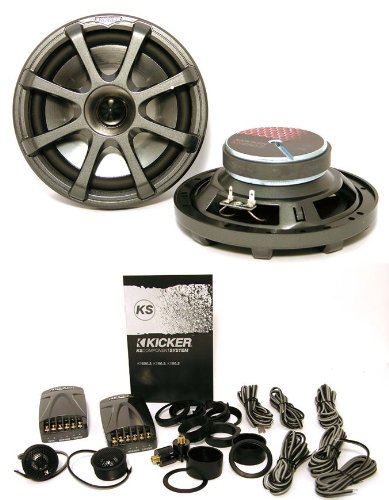 Kicker 08KS602 6-Inch Component System with 1-Inch 25mm Tweeter