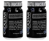 Cockstar (2 Pack) Male Sexual Enhancement 14 Caps