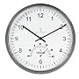 Unilux Tempus Radio-Pilot�e Pendule Gris m�tal de Unilux