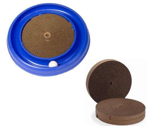 BLUE - Turboscratcher Interactive Cat Toy  2 