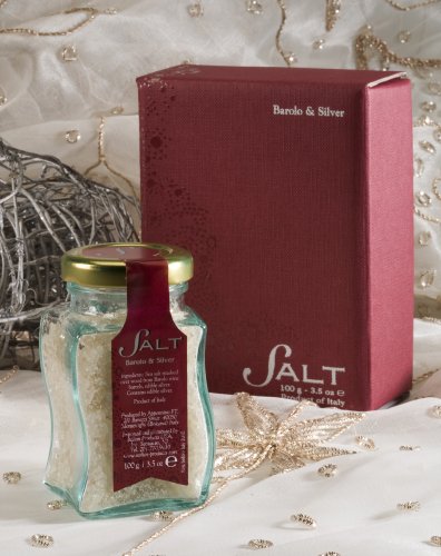 Barolo Smoked Salt with Silver Flakes by Selezione