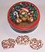 Gourmet Food : Scott's Cakes 1 lb. White Chocolate Covered Pretzel with Chocolate Chips & Jimmies in a Teddy Bear Tin
