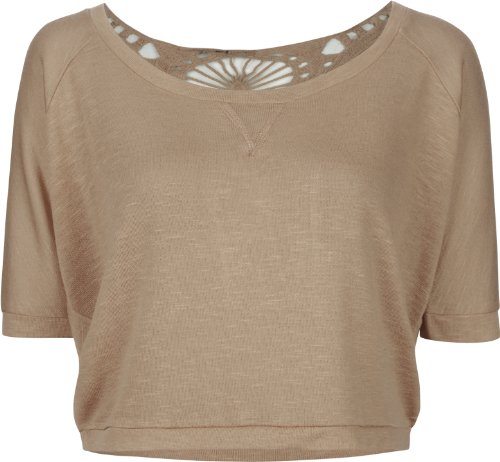 FULL TILT Crochet Back Womens Crop Top