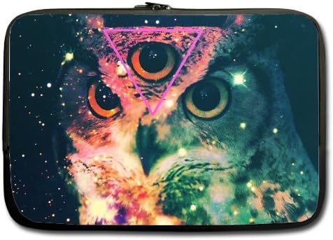 Unidesign 13" 13.3" Inch Owl Galaxy Laptop Sleeve Bag for Apple Macbook pro, air, Dell Inspiron, Vostro, Samsung, ASUS UL30, Toshiba Notebook