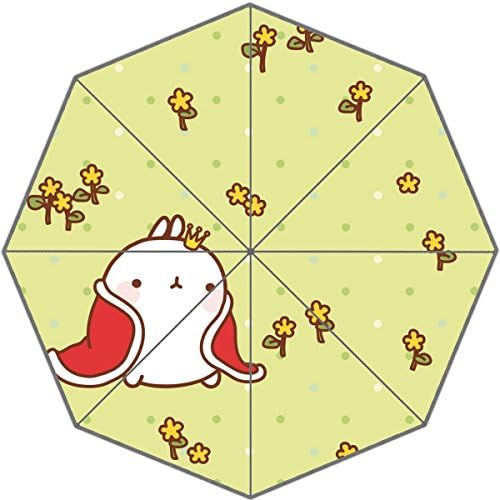 Lovely Korea Molang Rabbit Kawaii Patterns Inch Forable High Quality Compact Rain Umbrella for men,women ,kids!