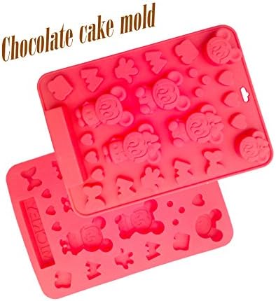 DIY Baking Tool Silicone Value Mold Cartoon Cute Little Mouse Chocolate Bread Pudding Handmade Soap Mould Baking Tools