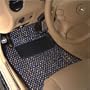 Aston Martin DB9 Coupe Coco Blue/Black/Tan 2 Pc Front Floor Mat Set 2005 - 2009