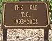Whitehall Products 1445 Slate Pet Memorial Three Line Lawn Plaque