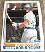 1982 Topps Robin Yount #435 MLB Baseball Trading Card
