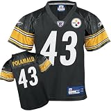 Troy Polamalu Pittsburgh Steelers Black Toddler NFL Football Jersey
