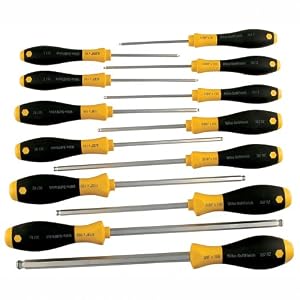 Wiha 36791 13-Piece MagicRing Screwdrivers Holding Ball Inch Hex Drivers by 