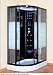 Black Pearl 120 x 80 mit Dampf (links) - Duschtempel, Duschkabine, Dampfdusche