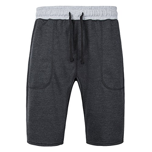 Mrignt Men's Casual Cotton Elastic Gym Shorts