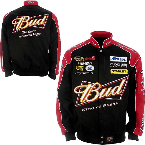 Buy Chase Authentics Kasey Kahne Budweiser Black Twill Uniform Jacket by Chase Authentics