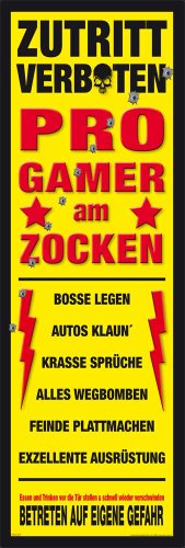 Produkt-Bild: Empire 489913 Progamer - Am Zocken Videospiel Games Slim-Poster Druck - Gr&ouml;sse 30.5 x 91.5 cm