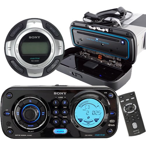 New Sony CDXH910UI Marine Boat Yacht CD MP3 iPod iPhone Stereo AM/FM
