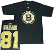 Boston Bruins Miroslav Satan Reebok Black T Shirt
