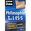 Philosophie Tle L, ES, S