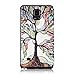 Galaxy Note 4 Case, OMIU(TM) [Colorful Tree] Bran-new Fashion Colored Drawing Design Premium PU Leather Window View Design Slim Flip Case Cover Protector Fit For Samsung Galaxy Note 4, Sent Stylus