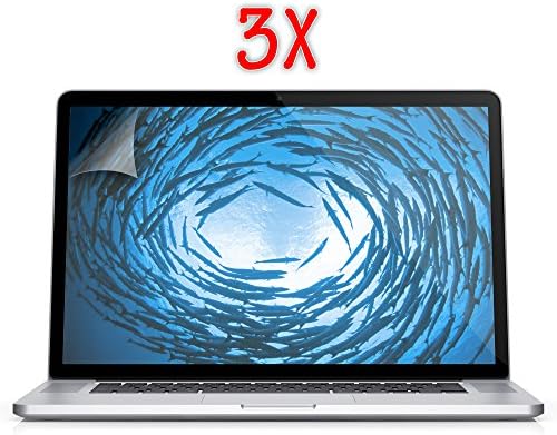 3 Pack Anti-Glare Screen Protectors for Apple® Macbook Pro® 15 Inches Retina® Display