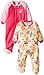 Gerber Girls' Baby Two-Pack of Infant Sleepers
