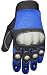 MT100 MOTORCYCLE MOTOCROSS CARBON KEVLAR BLUE GLOVES