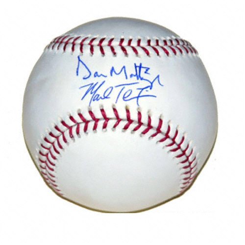 Don Mattingly and Mark Teixeira Autographed Baseball
