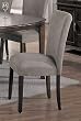 4 "new" Parson Chairs With Cherry Legs & Microfiber Cover
