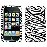 MyBat Apple iPhone 3G / iPhone 3GS Phone Protector Cover - Zebra Skin