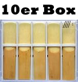 Produkt-Bild: 10 x Bl&auml;tter Box f&uuml;r das Alt Saxophon St&auml;rke 2,0 in der "Middle Grade" Qualit&auml;t