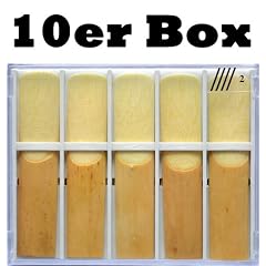 10 x Bl�tter Box f�r das Alt Saxophon St�rke 2,0 in der "Middle Grade" Qualit�t