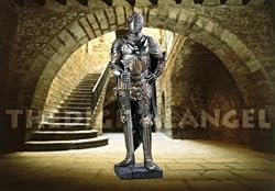Sculptural Half-Scale Medieval Knight Replica Armor statue (The Digital Angel)