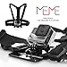 Meme Chest Mount Harness for Gopro Hero Cameras, Suitable for Mountain Biking/Skiing/Snowboarding and Other Outdoor Sports