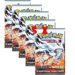 Pokemon Cards - BLACK & WHITE - Booster Packs (5 pack lot)