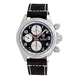 Swiss Army Chrono Pro Leather Strap Mens Watch 241187
