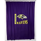 Sports Coverage Baltimore Ravens Shower Curtain