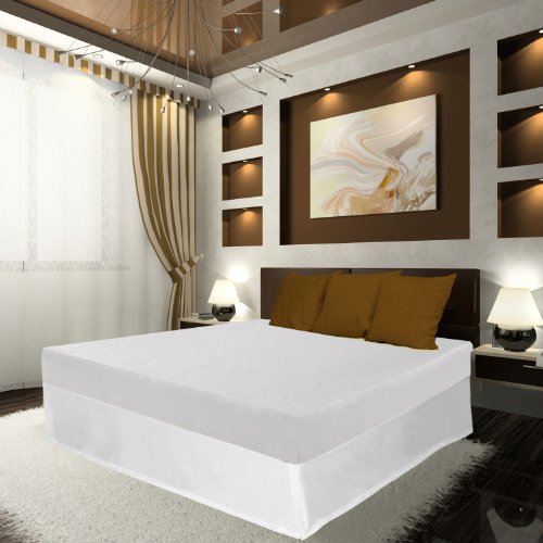 Best Price Mattress 8" Memory Foam Mattress + Bed frame Set - Full - No box spring needed