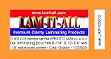 FREE SHIPPING 8x10 Photo 5 mil hot Laminating pouches 8-1/4 x 10-1/4 LAM-IT-ALL 100/box LIAPH05810