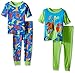 Disney Boys' Prehistoric Pals 4-Piece Pajama Set