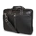 Mobile Edge Deluxe Leather Briefcase - Notebook carrying case - 16