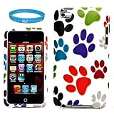 Durable Two Piece Front and Back Protective Hard Shell Crystal Cover Case for Apple iPod Touch 4th Generation (8GB 16GB 32GB) iPod Touch 4 Latest Gen