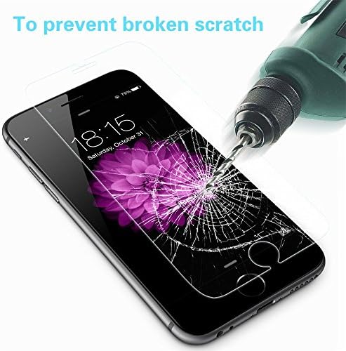 Jpilis iPhone 7 Plus Glass Screen Protector [3D Touch Compatible- Tempered Glass] Bubble-Free Screen Protectors Easy Installation (iPhone 7 Plus )