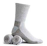 3-Pk. CoolMax® Socks Grey / Brown